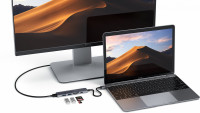 USB-концентратор Satechi Slim Multi-Port V2 Серый космос USB-концентратор Satechi Slim Multi-Port V2 Серый космос