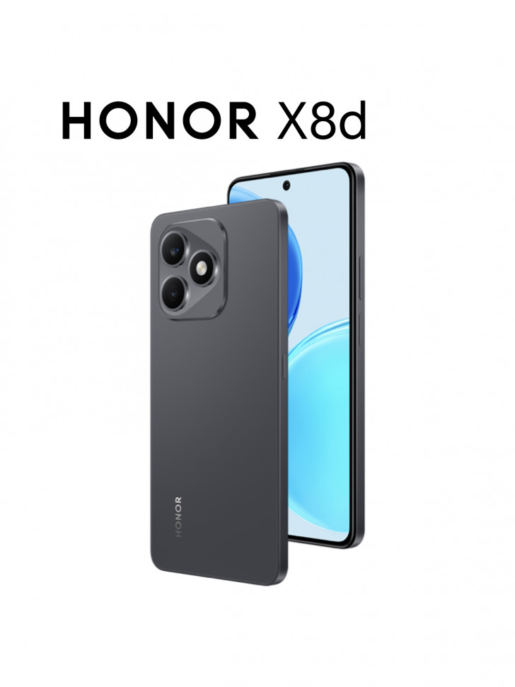 Смартфон HONOR X8d 8/128Gb Velvet Black (Вельветовый черный)