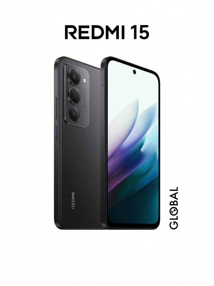 Смартфон Xiaomi Redmi 15 6/128Gb Midnight Black (Полуночный чёрный)