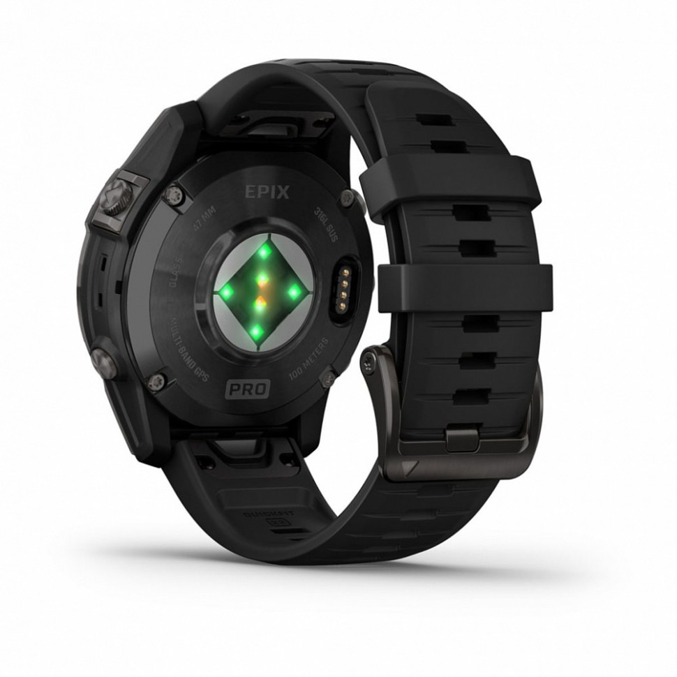 Смарт часы Garmin Epix Pro (Gen 2) Sapphire Edition 47 мм/grey/black band   