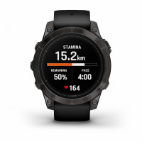 Смарт часы Garmin Epix Pro (Gen 2) Sapphire Edition 47 мм/grey/black band   