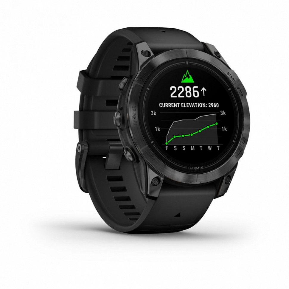 Смарт часы Garmin Epix Pro (Gen 2) Sapphire Edition 47 мм/grey/black band   