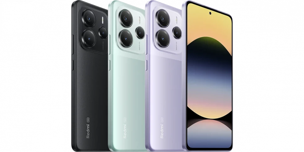 Смартфон Xiaomi Redmi Note 14 5G 6GB/128GB Midnight Black (Полуночный чёрный)