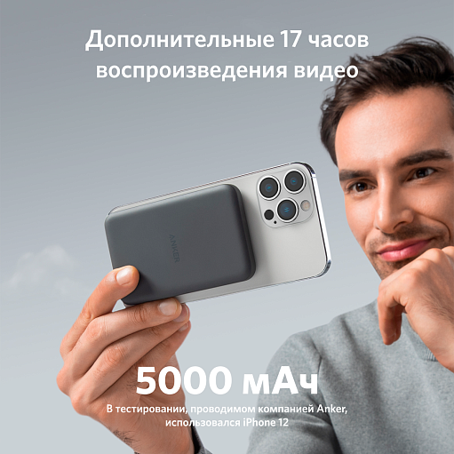 Беспроводное зарядное устройство Anker 633 PowerWave и аккумулятор MagGo