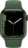 Apple Watch Series 7 41mm «Зелёный клевер», спортивный ремешок