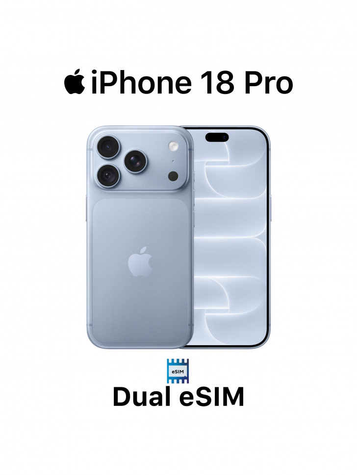 Apple iPhone 18 Pro 512Gb Glacier Blue (голубой) | Dual eSIM