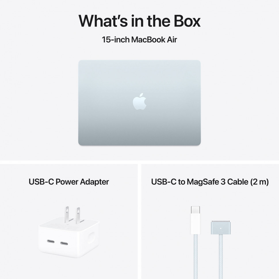 Apple MacBook Air 15 2025 M4/16Gb/256Gb/10-Core Sky Blue