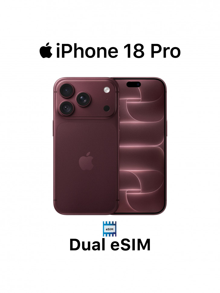 Apple iPhone 18 Pro 512Gb Burgundy (бордовый) | Dual eSIM