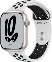 Apple Watch Nike Series 7 45mm «Сияющая звезда», спортивный ремешок Nike