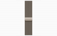 Apple Watch Series 11 46mm Natural Titanium Case with Milanese Loop Natural (S/M, 130-180mm)