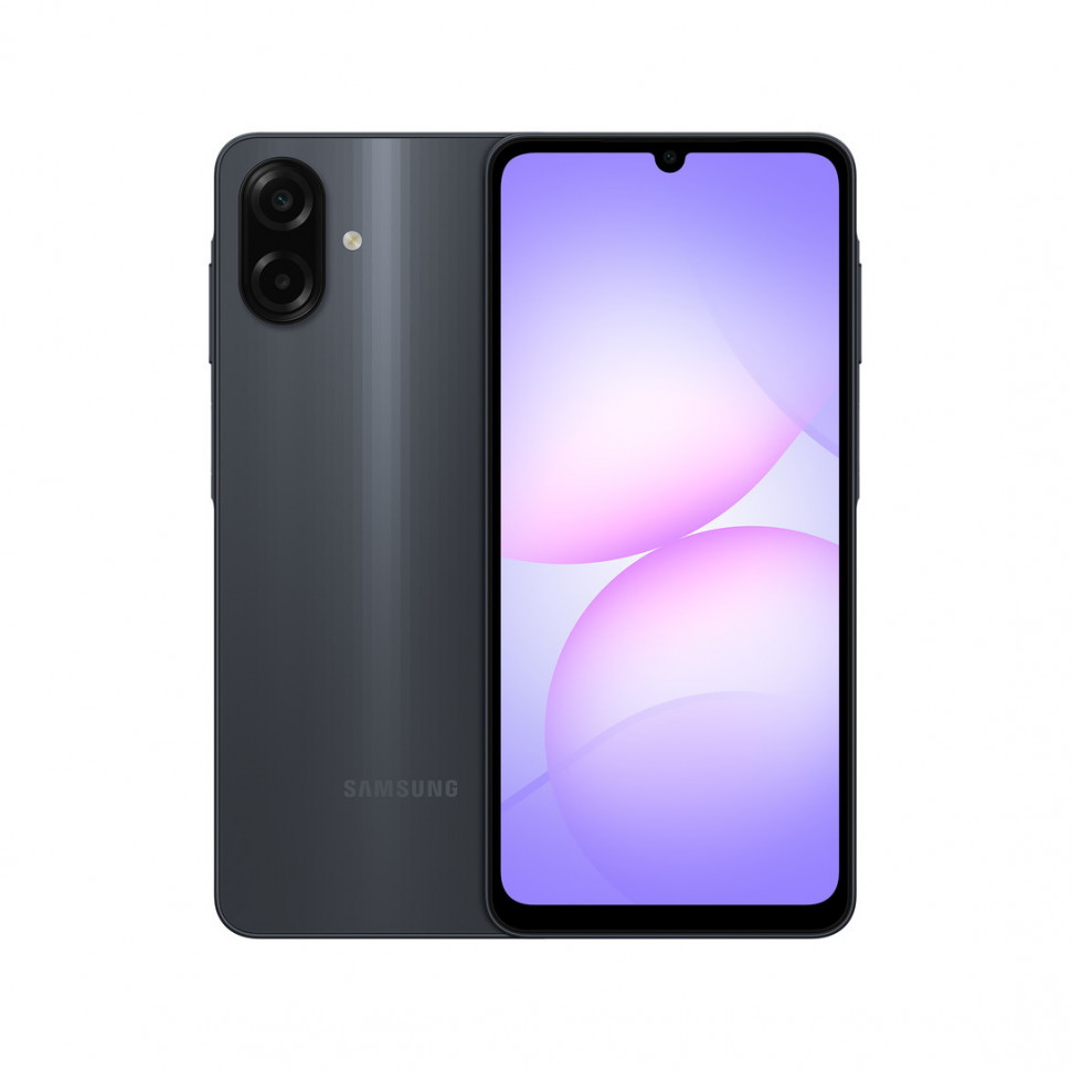 Смартфон Samsung Galaxy A07 4/128Gb Black (Черный)