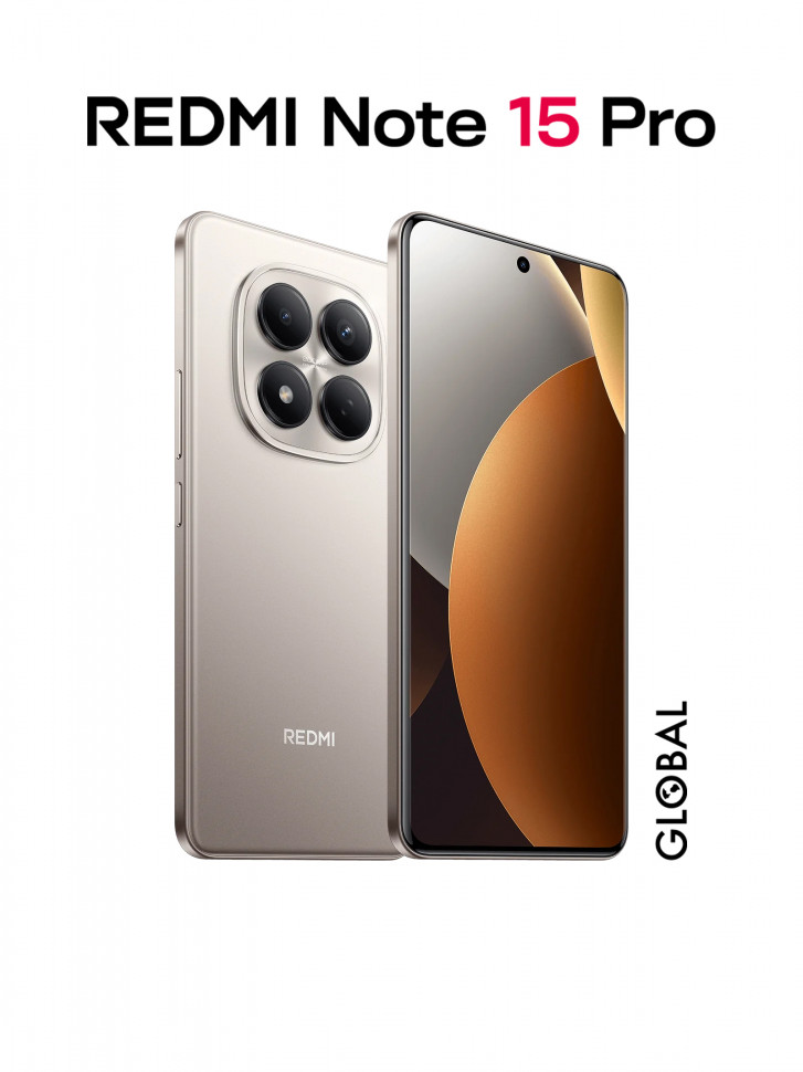 Смартфон Xiaomi REDMI Note 15 Pro 8/256Gb Titanium Color (Титановый цвет)