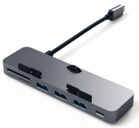 USB-концентратор Satechi Aluminum Type-C Clamp Hub Pro Серый космос