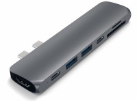 USB-хаб Satechi Aluminum Type-C Pro Hub Adapter для MacBook Pro 13”/15” Серый космос