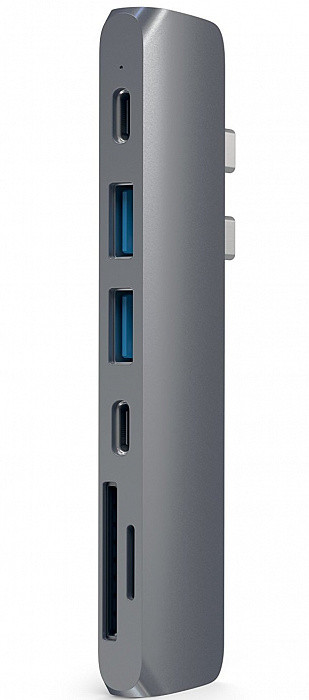 USB-хаб Satechi Aluminum Type-C Pro Hub Adapter для MacBook Pro 13”/15” Серый космос