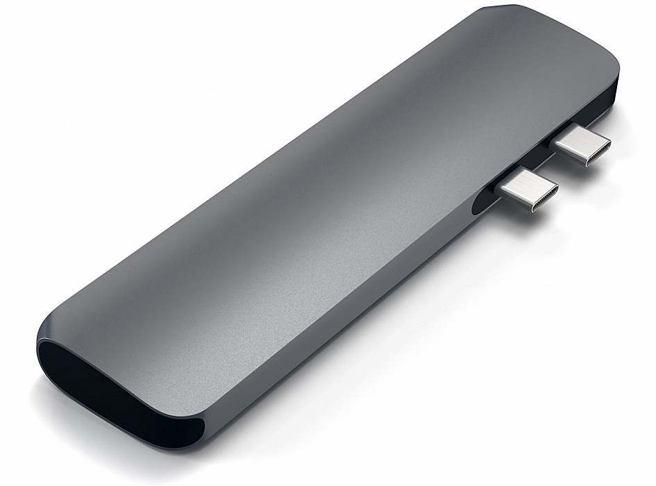 USB-хаб Satechi Aluminum Type-C Pro Hub Adapter для MacBook Pro 13”/15” Серый космос