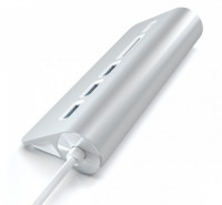 USB-хаб Satechi Aluminum USB 3.0 Hub & Card Reader Серебристый